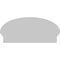 Ekena Millwork Elliptical 4 Spoke Architectural Grade PVC Combination Pediment, 30"W x 14-3/8"H x 2-3/4"P PEDPC030X145ELL04 - alternate 4